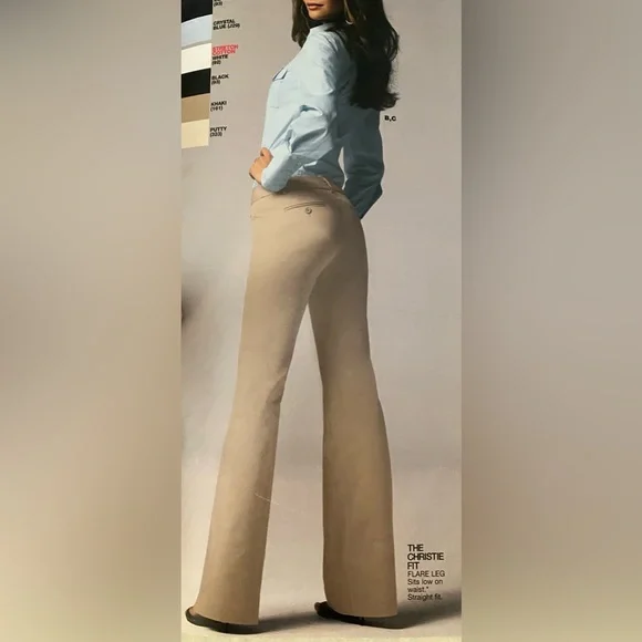 Moda International Light Tan Flare Pants - Picture 2 of 6